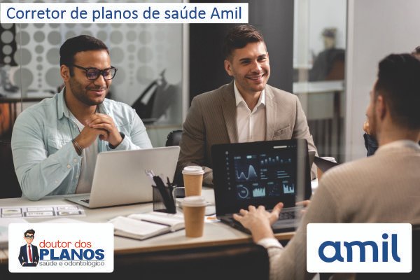 Corretores de planos de saúde da Amil, especializados em ajudar clientes a escolher o melhor plano de saúde.
